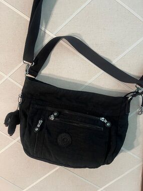 Kipling large Black Crossbody Shoulder Bag